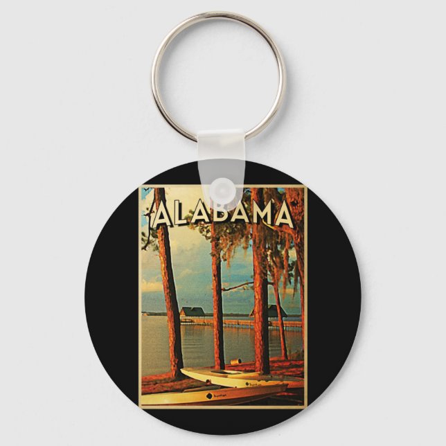 Porte-clés Alabama vintage (Recto)