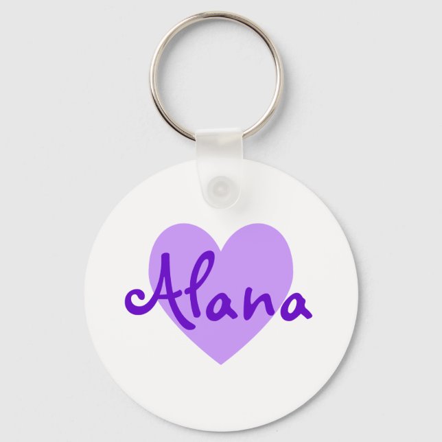 Porte-clés Alana en violet (Recto)