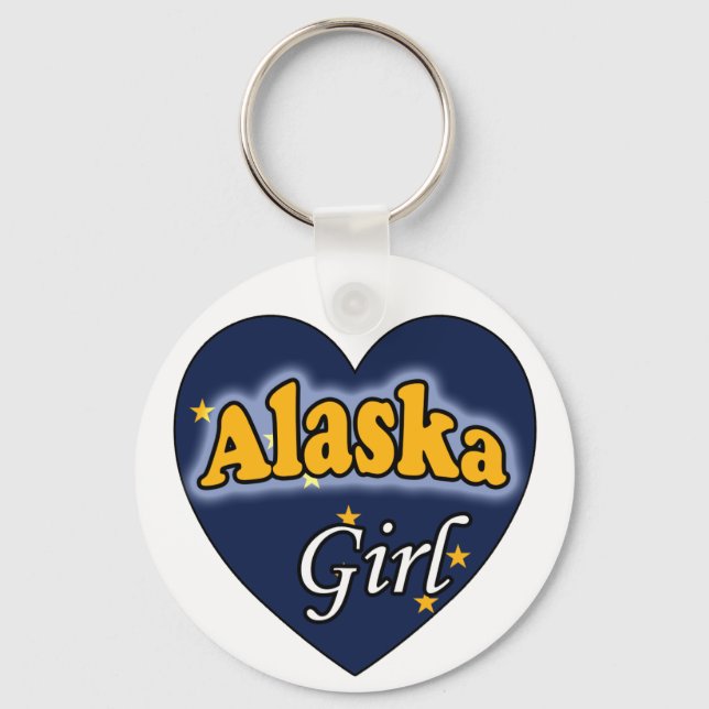 Porte-clés Alaska Girl (Recto)