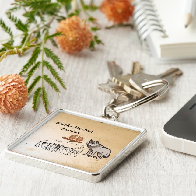 Porte-clés Alaska Le Dernier Frontière (Côté)