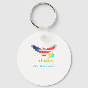 Porte-clés Alaska - Sauvage et libre au bord 