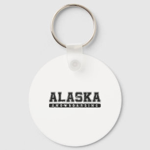 Porte-clés Alaska Snowboard - Vintage noir