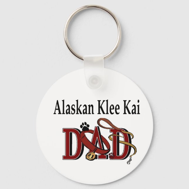 Porte-clés Alaskan Klee Kai Cadfts (Recto)