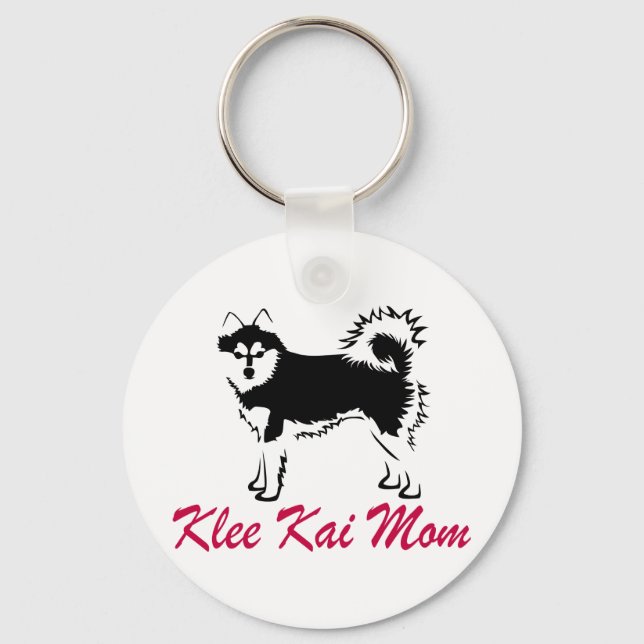 Porte-clés Alaskan Klee Kai Mom (Recto)
