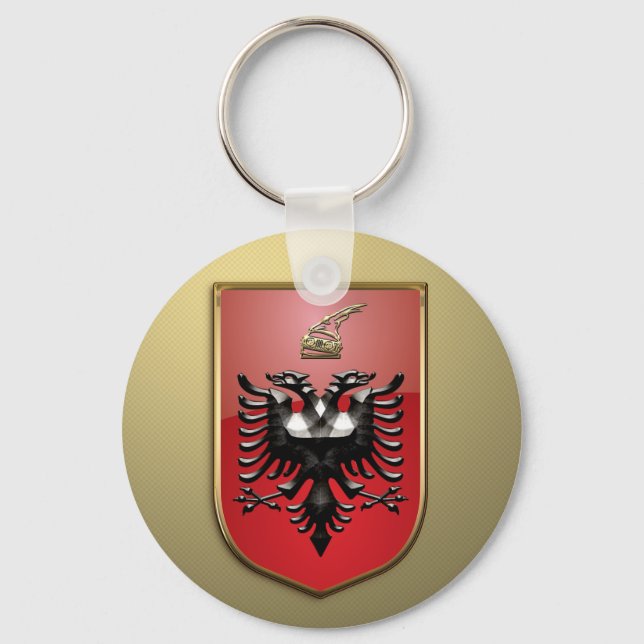 Porte-clés Albanian Coat of arms (Recto)