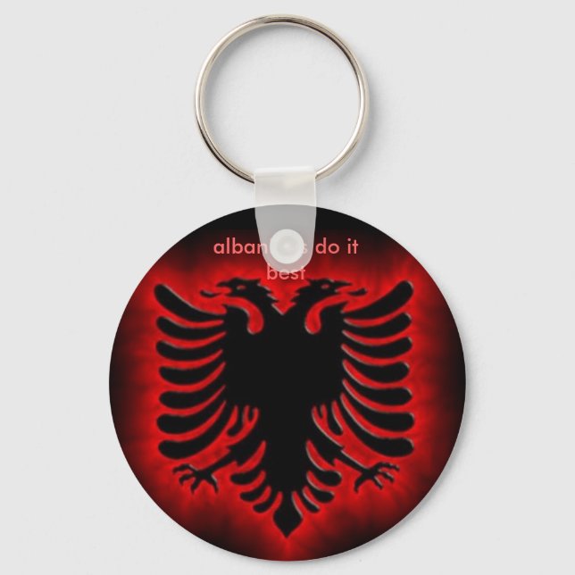 Porte-clés albanianeagle, les albanais font de leur mieux (Recto)