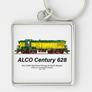 Porte-clés Alco C-628 aka Alco Century 628 Diesel Locomotive