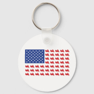 Porte-clés ALÉA-Drapeau À Cycle Automobile