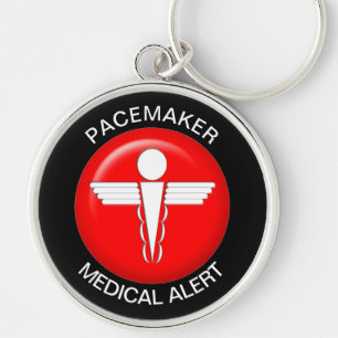 Porte-clés Alerte Médicale Pacemaker - Porte - clé de bouto