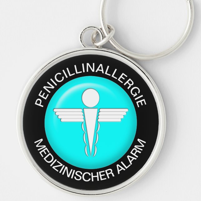Porte-clés Alerte Médicale PENICILLINALLERGI - Porte - clé de (Devant)