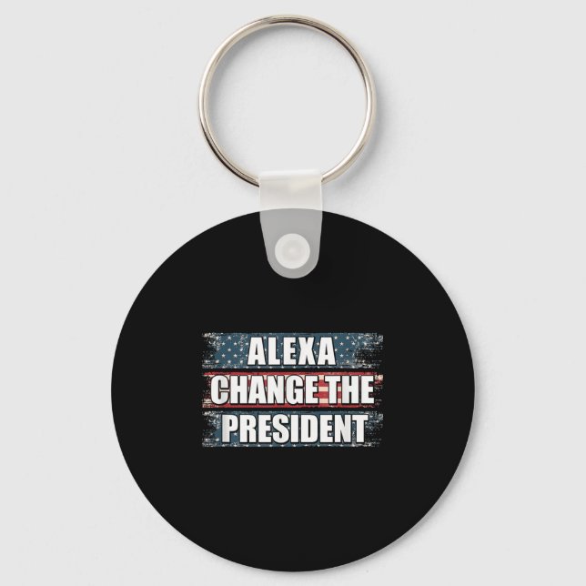 Porte-clés Alexa Change Le Président Funny Trump (Recto)