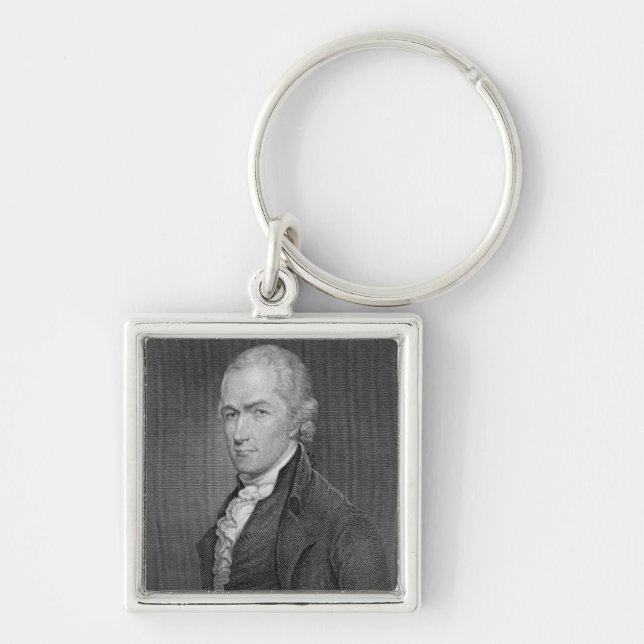 Porte-clés Alexander Hamilton (1757-1804) gravé par John (Devant)