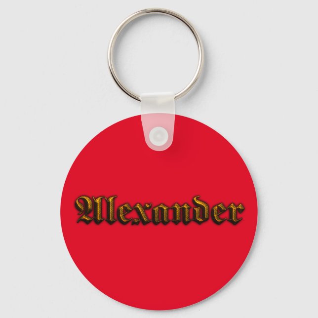 Porte-clés Alexander Key Ring (Recto)