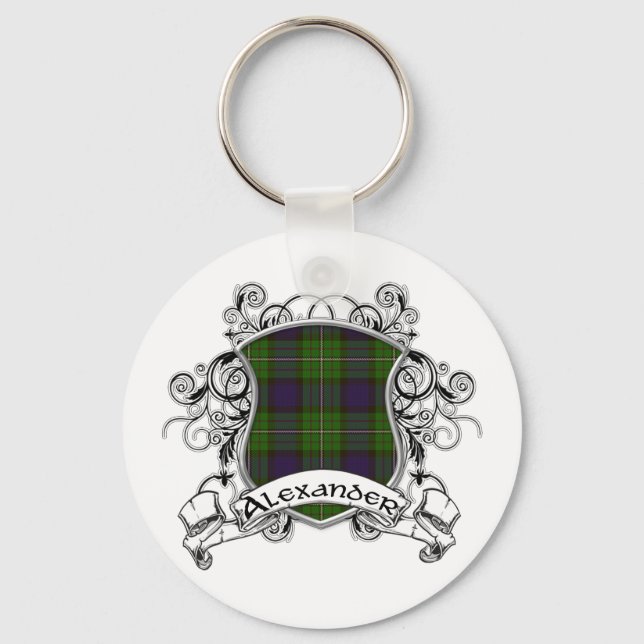 Porte-clés Alexander Tartan Shield (Recto)