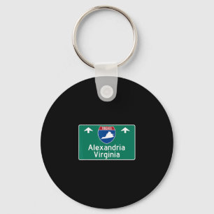 Porte-clés Alexandria Virginie Autoroute Vacances So