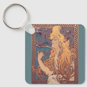 Porte-clés Alfonse Mucha Job Art Nouveau femme