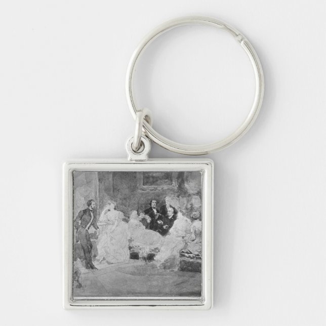 Porte-clés Alfred de Musset Eugene Delacroix (Devant)