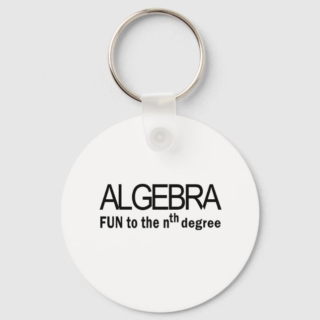 Porte-clés Algebra _ amusant au nème degré (Recto)