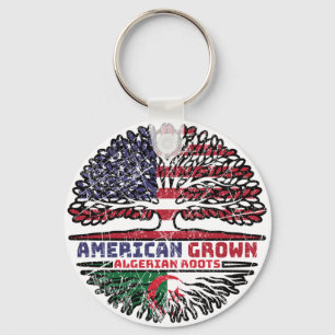 Porte-clés Algérie Algérie États-Unis d'Amérique États-Unis