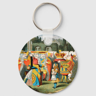 Porte-clés Alice au pays des merveilles Reine de Cœur
