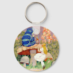 Porte-clés Alice demande conseil au Caterpillar