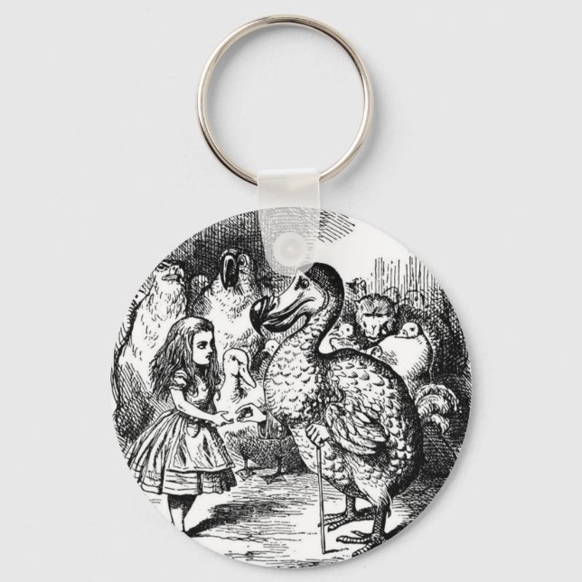 Porte-clés Alice et le Dodo (Recto)