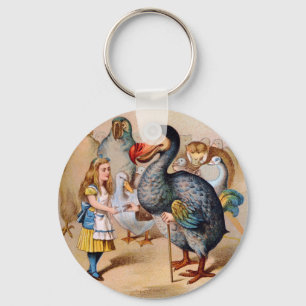 PORTE-CLÉS ALICE RENCONTRE L'OISEAU DE DRONTE