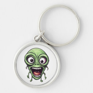 Porte-clés Alien fou drôle