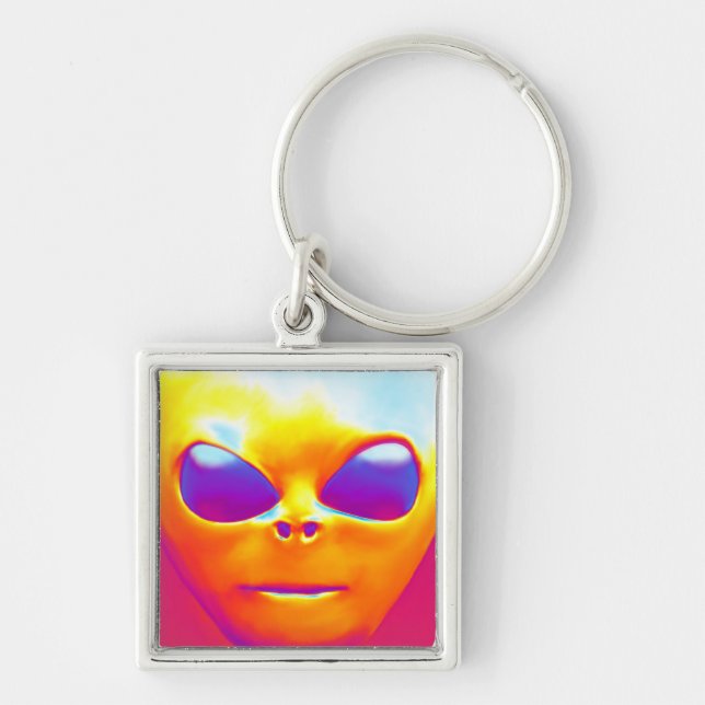 Porte-clés Alien psychologique (Devant)