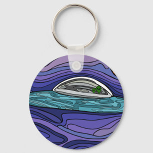 Porte-clés Alien vaisseau spatial UFO UAP paranormal
