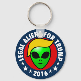 Porte-clés Aliens juridiques pour le président de Donald