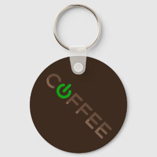 Porte-clés Alimentation café (verte)