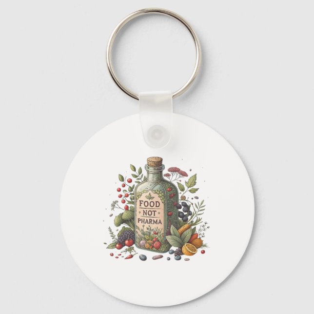 Porte-clés Alimentation non pharmaceutique Alimentation biolo (Recto)