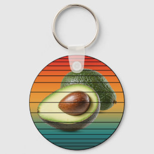 Porte-clés Alimentation végétarienne aux fruits d'avocat vint