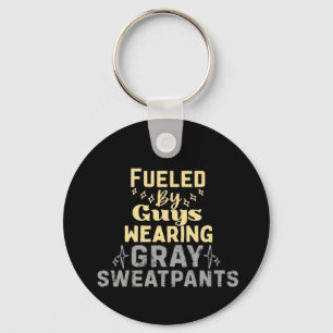 Porte-clés Alimenté par des gars portant des sweatpants gris