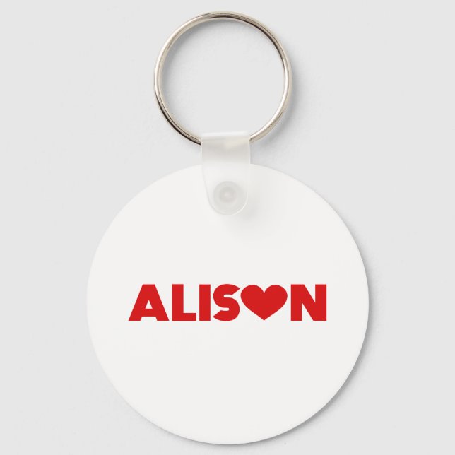 Porte-clés Alison Love (Recto)