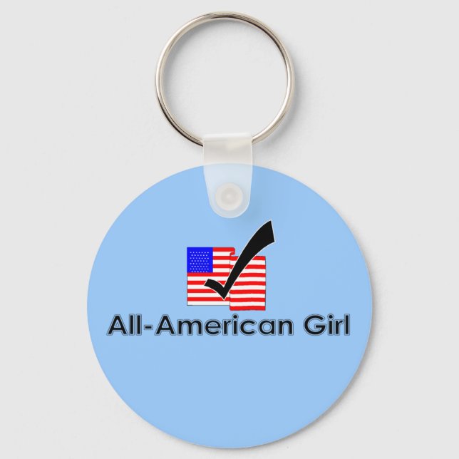 Porte-clés All-American Girl (Recto)