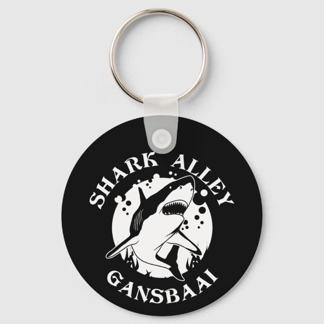 Porte-clés Allée de requin - Gansbaai | Plongée avec requin (Recto)