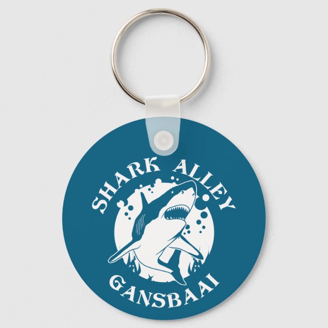 Porte-clés Allée de requin - Gansbaai | Plongée avec requin (Recto)