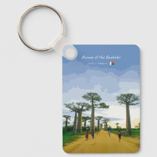 Porte-clés Allée des Baobabs, Madagascar - Paysage Classique