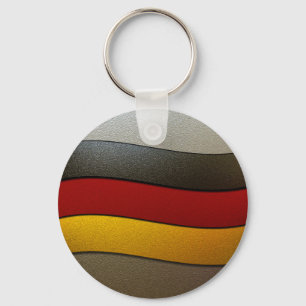Porte-clés Allemagne - couleurs du drapeau - Chrome par Shirl