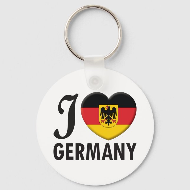 Porte-clés Allemagne v2 Love (Recto)