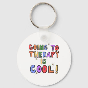 Porte-clés Aller en thérapie c'est cool santé mentale psychol