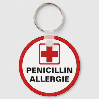 Porte-clés Allergie à la pénicilline