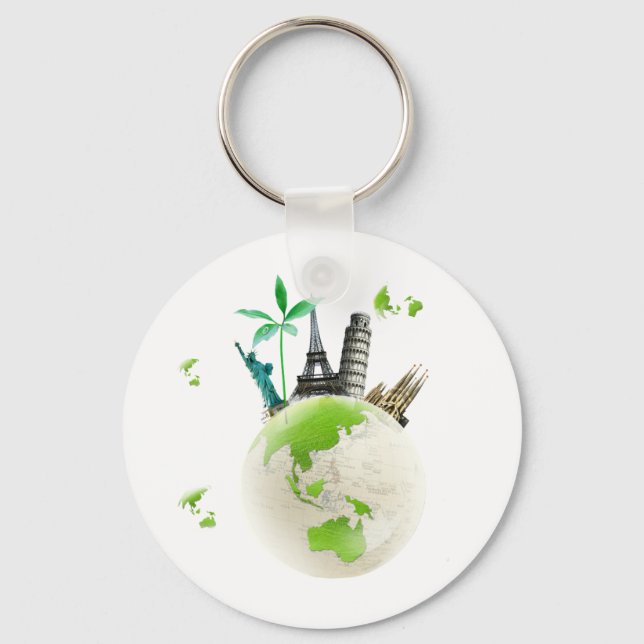 Porte-clés Allez pour Green ! (Recto)