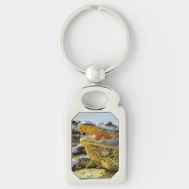 Porte-clés Alligator. Face à face (Devant)