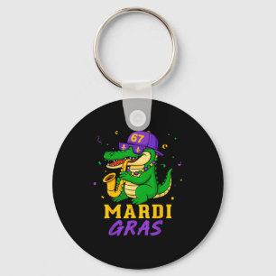 Porte-clés Alligator Mardi Gras pour enfants garçons hommes j