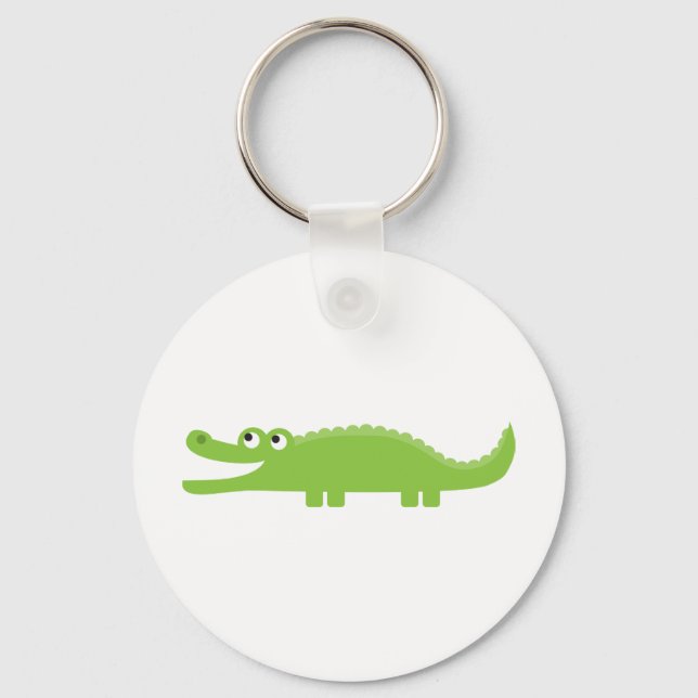 Porte-clés Alligator vert (Recto)