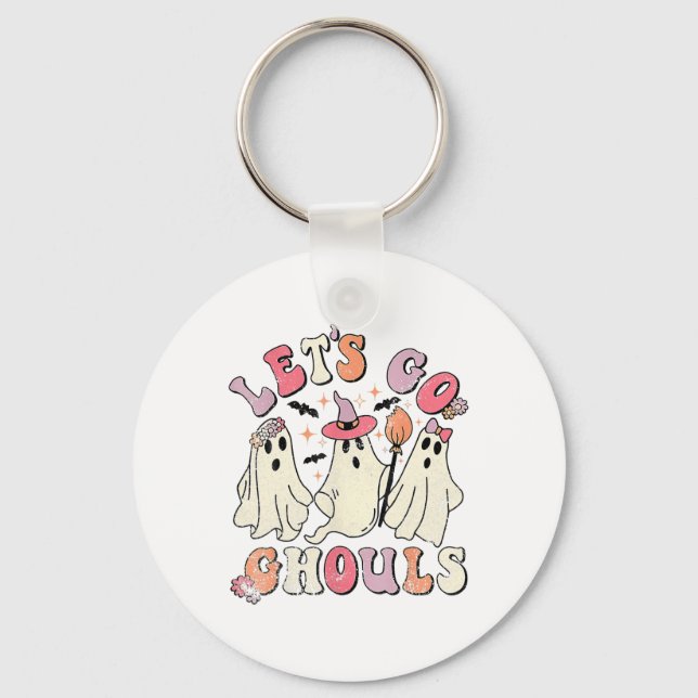 Porte-clés Allons Gouls Halloween Ghost Costume Ret (Recto)