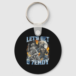 Porte-clés Allons obtenir 6 Loup Alpha Drôle 7endy Cool Werew